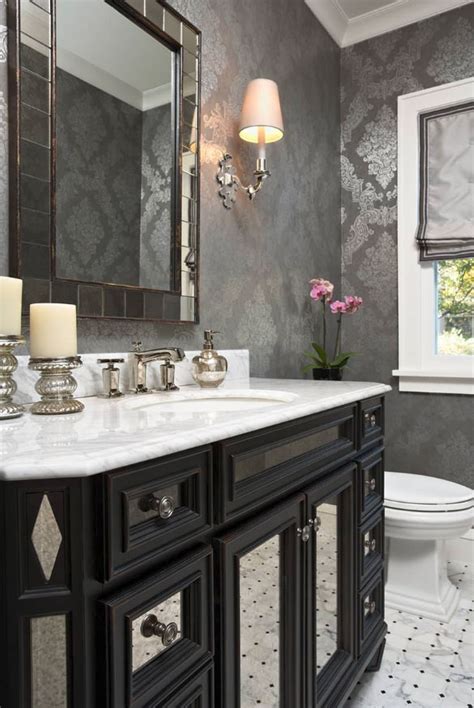 Inspiration for small bathrooms, powder rooms & more. 59 Phenomenal Powder Room Ideas & Half Bath Designs ...