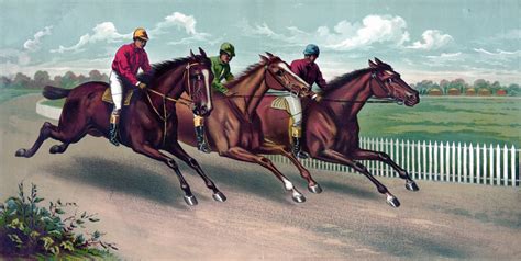Horses Racing Painting Free Stock Photo Public Domain Pictures