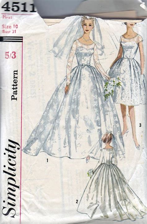 12 to 28, in three cup. 1960s Vintage Sewing Pattern STUNNING Full by ...
