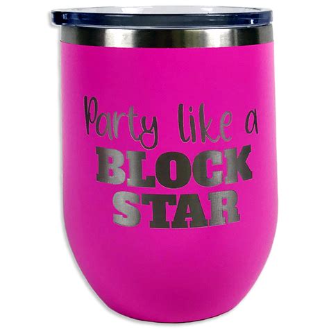 Tumbler Pink Party Block Star 840078906244