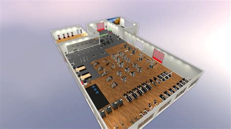 Fitness Facility Floor Plan Floorplansclick