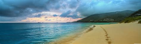 3840x1200 dual monitor, castles, free abstracts, high resolution,multi, art, display, fantasy,fun, screen, ships, landscapes, clouds wallpaper hd. 4K Dual Monitor Beach Wallpapers - Top Free 4K Dual Monitor Beach Backgrounds - WallpaperAccess