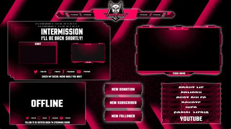 Imageretouchlab I Will Design Twitch Overlays And Screen Packs For