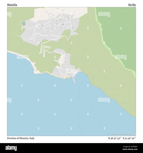 Rinella Provincia De Messina Italia Sicilia N 38 32 53 E 14 49 40 Mapa Mapa Sin