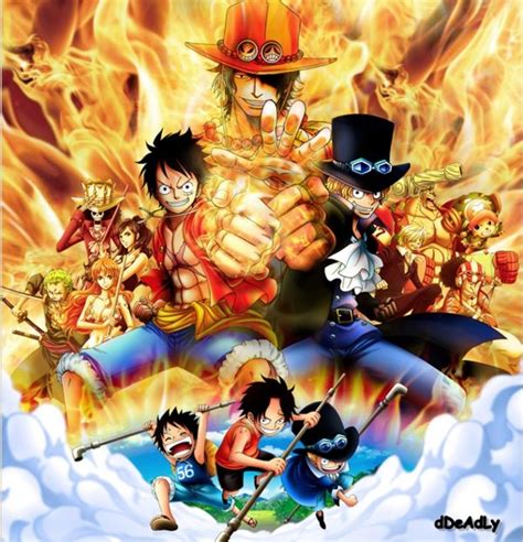 But the fire still was started. Luffy, Ace, and Sabo _One Piece | WishToDiscover