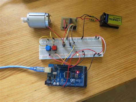 Controlling Dc Motors With Arduino And L293 Electronics