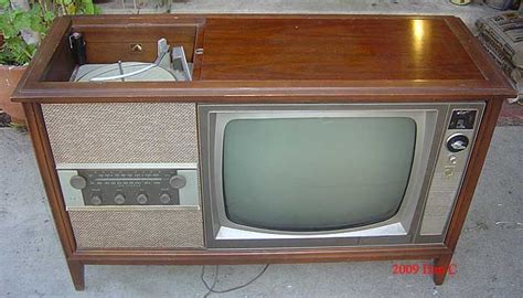 1964 Rca Black And White Television And Stereo Console Combo Record