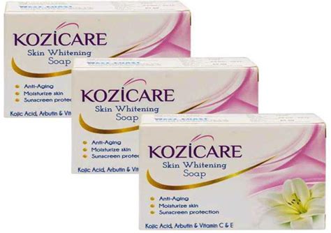 Buy Kozicare Skin Whitening Soap 75g Pack Of 3 Online Purplle