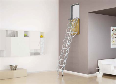 L00l Stairs Folding Staircase Adj Wall Mounted