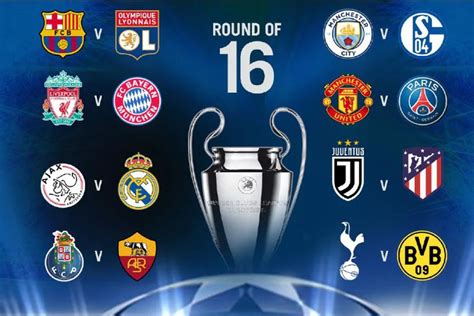 Here's how all teams are positioned. 2018 UEFA Champions League Draw: Early UCL Fantasy League ...
