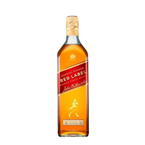 Whisky Escoces Johnnie Walker Red Label Anos Garrafa Litro Extra