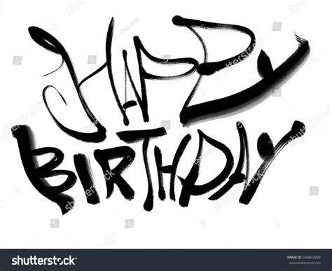 **in japanese, when we say happy birthday to someone, we don't actually say 1st, 2nd, 3rd, etc. Japanese Beautiful Calligraphy This Character Means Stock ...