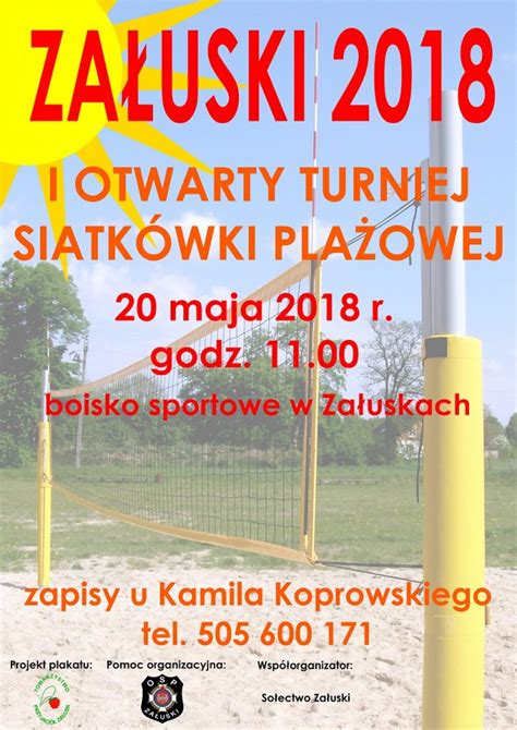 I Otwarty Turniej Siatkówki Plażowej turnieje plażówki Załuski