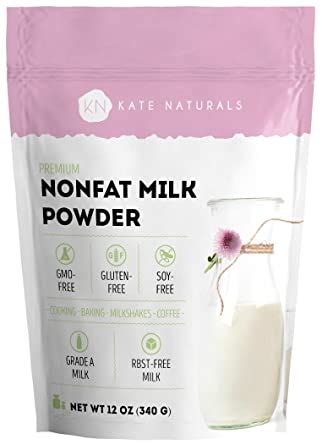 Amazon Com Nonfat Dry Milk Powder For Baking Coffee Kate Naturals