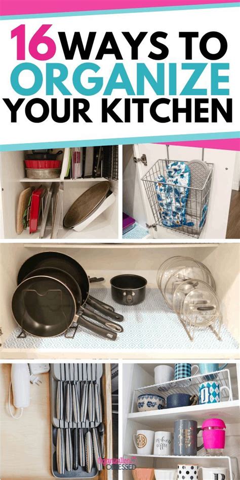 Genius Ways To Organize Kitchen Cabinets Organization Obsessed