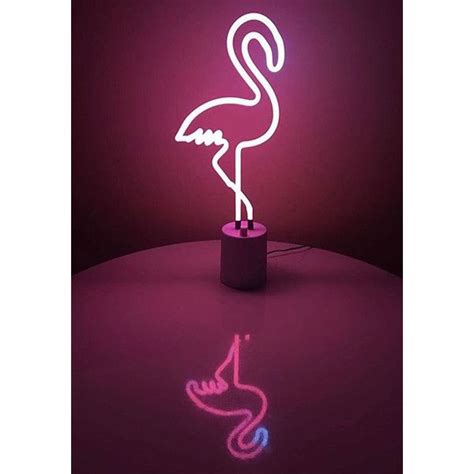 Sunnylife Large Flamingo Neon Light Home Liked On Polyvore Featuring