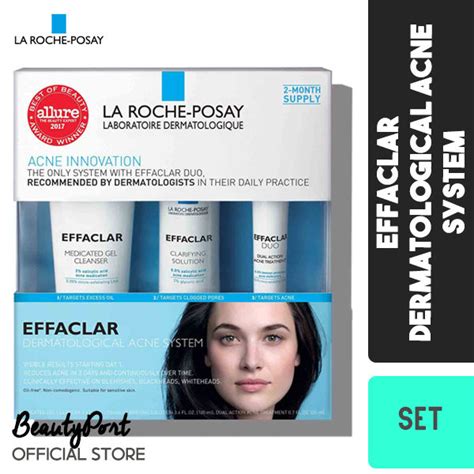 La Roche Posay Effaclar Dermatological Step Acne Treatment System Salicylic Acid Acne