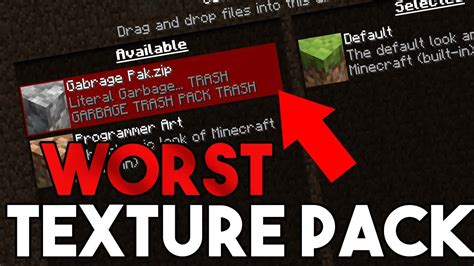 Minecraft But I Made The Worst Texture Pack Ever Youtube