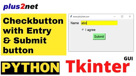 Validation Of Checkbutton Along With Entry Widget In Tkinter To Enable