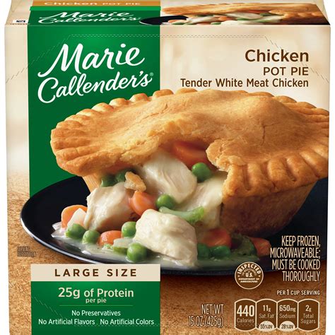 Marie Callenders Chicken Pot Pie Full Nutritional