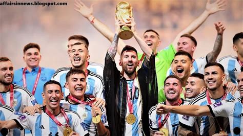 Argentina Takes Home The Trophy After Winning Fifa Football Worldcup