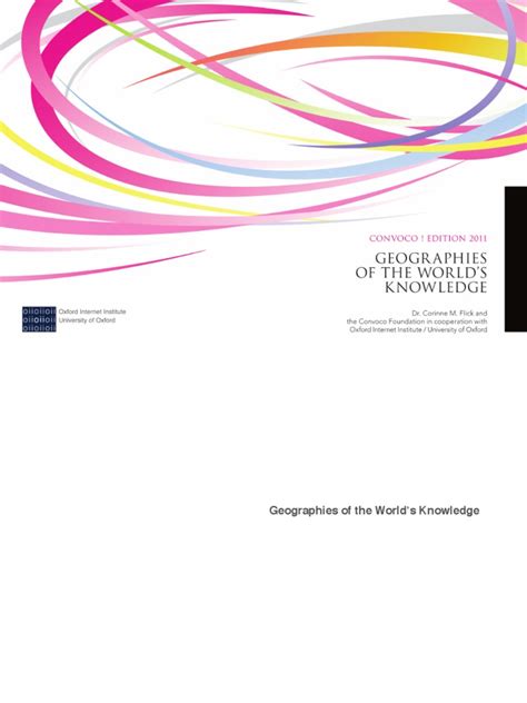 Geographies Of The Worlds Knowledge Pdf Newspaper Circulation