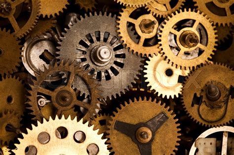 Gears Meshing Together Technic Concept Stock Image Colourbox