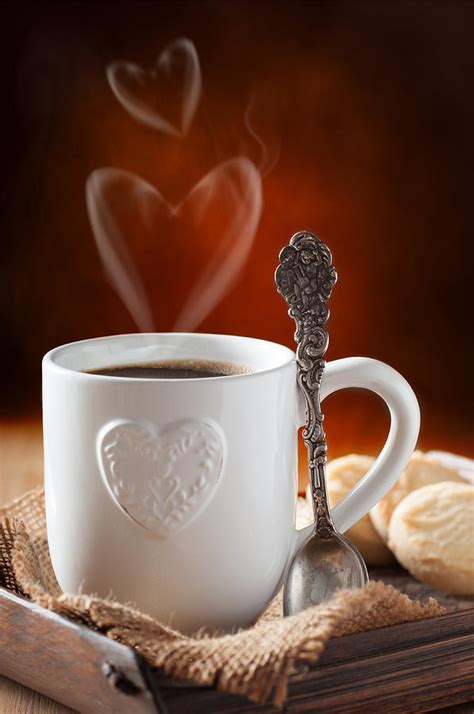 Valentines Day Coffee Photograph By Amanda Elwell Fine Art America