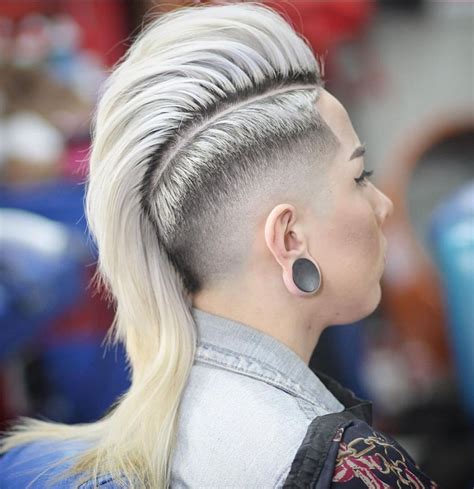 Most Gorgeous Mohawk Hairstyles Of Nowadays Mohawk Hairstyles Long Hair Mohawk Mohawk