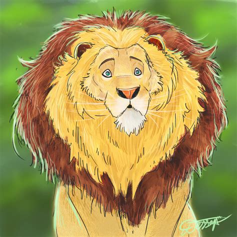 Artstation Fluffy Lion