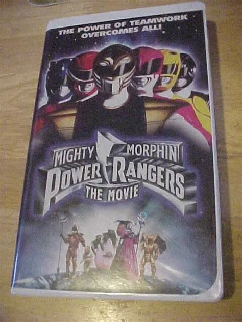 Mighty Morphin Power Rangers The Movie Vhs Clamshell True