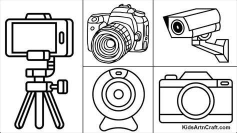 Camera Coloring Pages For Kids Free Printable Kids Art And Craft