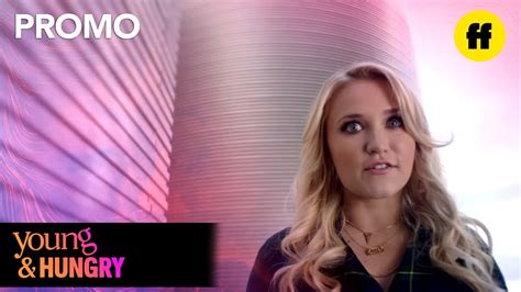 Young And Hungry Emily Osment On Freeform Freeform Youtube