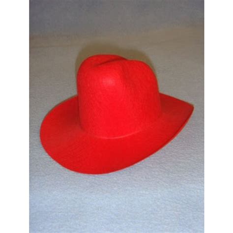 Felt Cowboy Hat Red 7 34