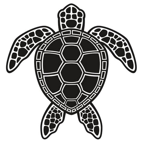 Turtle Clipart Black And White