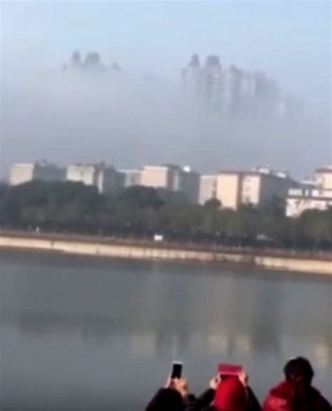 Floating City Seen Over Yueyang China Sparks Claims Of
