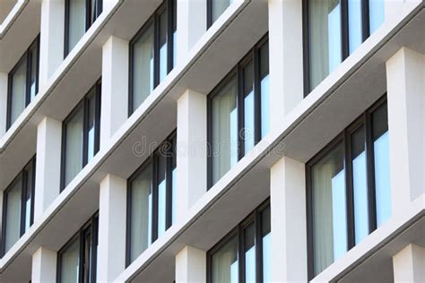 Facade Of The Building With Windows Stock Photo Image Of Glass