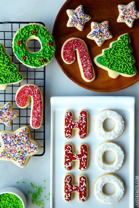 It was a little annoying to have to cut out on plastic wrap, transfer to. The Best Cutout Sugar Cookies | Just a Taste