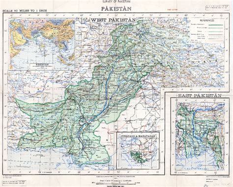 1950 Map Of Pakistan West And East Pakistan Map Map Vintage Maps