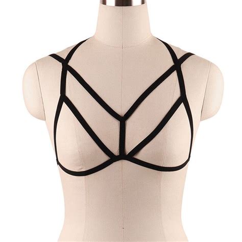 Women Lady Sexy Straps Womens Hollow Out Elastic Cage Bra Bandage
