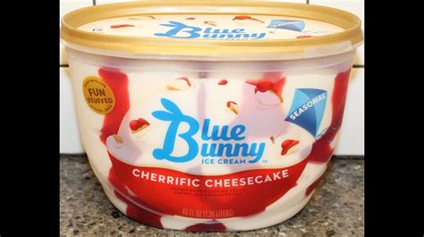 Blue Bunny Ice Cream Cherrific Cheesecake Review Youtube