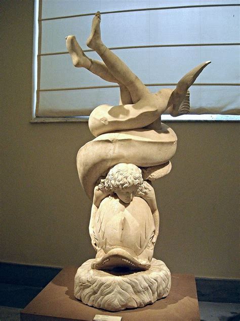 Eros With Dolphin Nd Century Ad Naples Archaeological Museum Dolphins Naples Museum