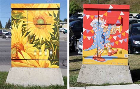 Our Town Why The Painted Utility Boxes Around Calgary With Images