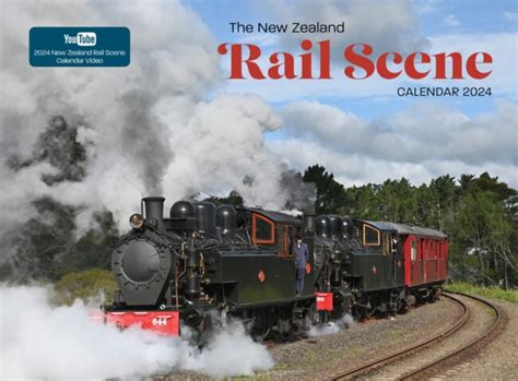 New Zealand Rail Scene 2024 Calendar Pennys Bookstore