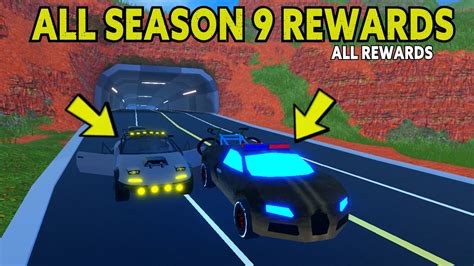 Unlocking All Season 9 Exclusive Rewards Roblox Jailbreak Youtube