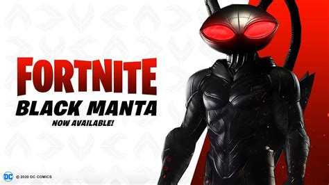 Black Manta Has Arrived Fortnite Free Skin Youtube