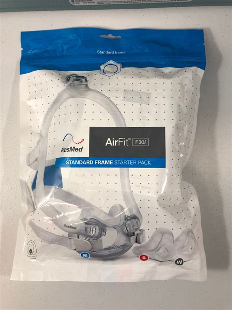 Resmed Airfit F I Cpap Mask Fit Pack With Standard Frame Etsy