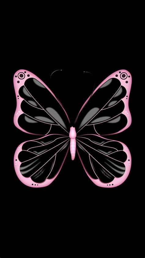 Black And Pink Butterflies Wallpapers Wallpaper Cave