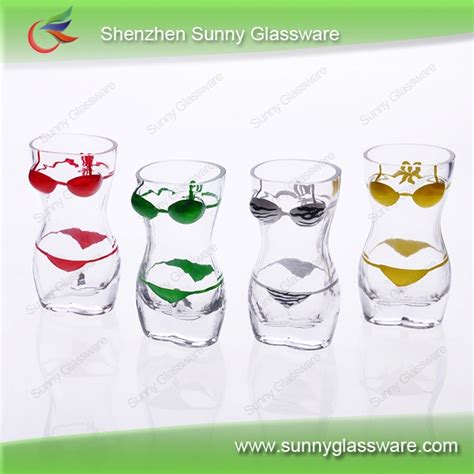 Creative Hot Sexy Naked Glass Cup Glass Candle Holder Glass Tumbler Shot Glass Red Wine Glass