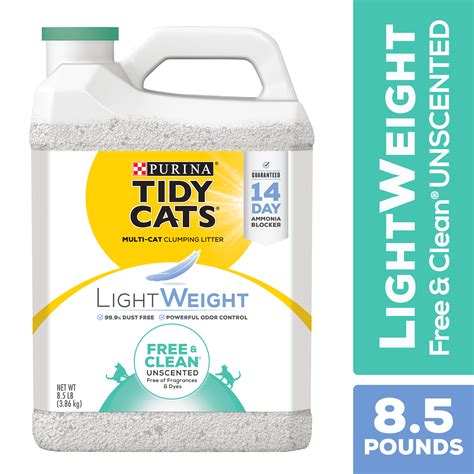 Purina Tidy Cats Low Dust Clumping Cat Litter Lightweight Free
